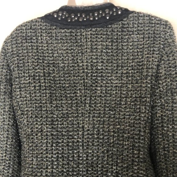 Armani Collezioni Tweed Blazer Jacket - Picture 4 of 8